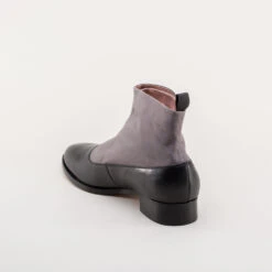 American Duchess Frederick Men's Vintage Button Boots (Grey/Black) -StrideOne Store frederick mens edwardian button boot grey black 6