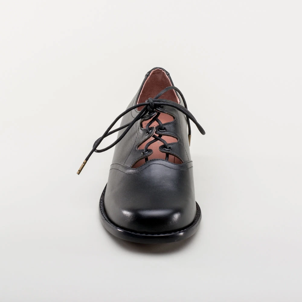 American Duchess Ghillie Vintage Lace-Up Shoes (Black) 16 American Duchess Ghillie Vintage Lace-Up Shoes (Black) - Image 14