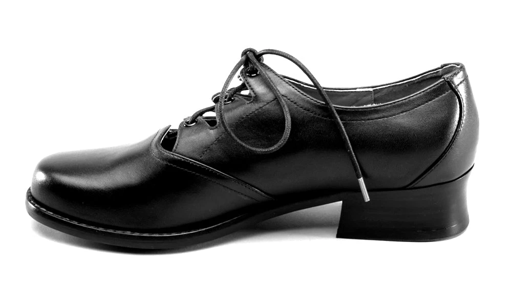 American Duchess Ghillie Vintage Lace-Up Shoes (Black) 19 American Duchess Ghillie Vintage Lace-Up Shoes (Black) - Image 17