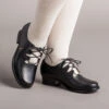 American Duchess Ghillie Vintage Lace-Up Shoes (Black) 2 American Duchess Ghillie Vintage Lace-Up Shoes (Black) -StrideOne Store ghillie 1940s shoes black of