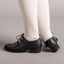 American Duchess Ghillie Vintage Lace-Up Shoes (Black) 21 American Duchess Ghillie Vintage Lace-Up Shoes (Black) -StrideOne Store ghillie 1940s shoes black of 3