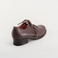 American Duchess Ghillie Vintage Lace-Up Shoes (Brown) -StrideOne Store ghillie 1940s shoes brown 4