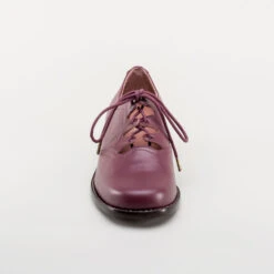 American Duchess Ghillie Vintage Lace-Up Shoes (Merlot) -StrideOne Store ghillie 1940s shoes merlot 9