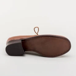 American Duchess Ghillie Vintage Lace-Up Shoes (Tan) -StrideOne Store ghillie 1940s shoes tan 10