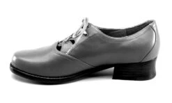 American Duchess Ghillie Vintage Lace-Up Shoes (Tan) -StrideOne Store ghillie 1940s shoes tan label no display