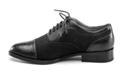 American Duchess Dandy Men's Vintage Cap Toe Oxfords (Black) -StrideOne Store gladys vintage cap toe oxford dandy wellington black label no display
