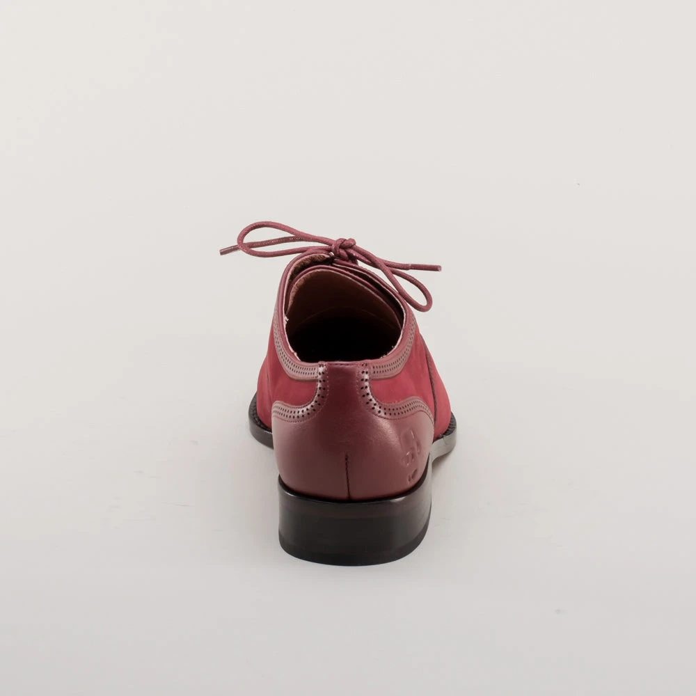American Duchess Gladys Women's Vintage Cap Toe Oxfords (Oxblood) 11 American Duchess Gladys Women's Vintage Cap Toe Oxfords (Oxblood) - Image 9