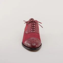 American Duchess Gladys Women's Vintage Cap Toe Oxfords (Oxblood) 29 American Duchess Gladys Women's Vintage Cap Toe Oxfords (Oxblood) -StrideOne Store gladys vintage cap toe oxford dandy wellington oxblood 9