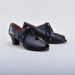 American Duchess Jenny Women’s Vintage Oxfords (Black) -StrideOne Store jenny black 2023 shopify1