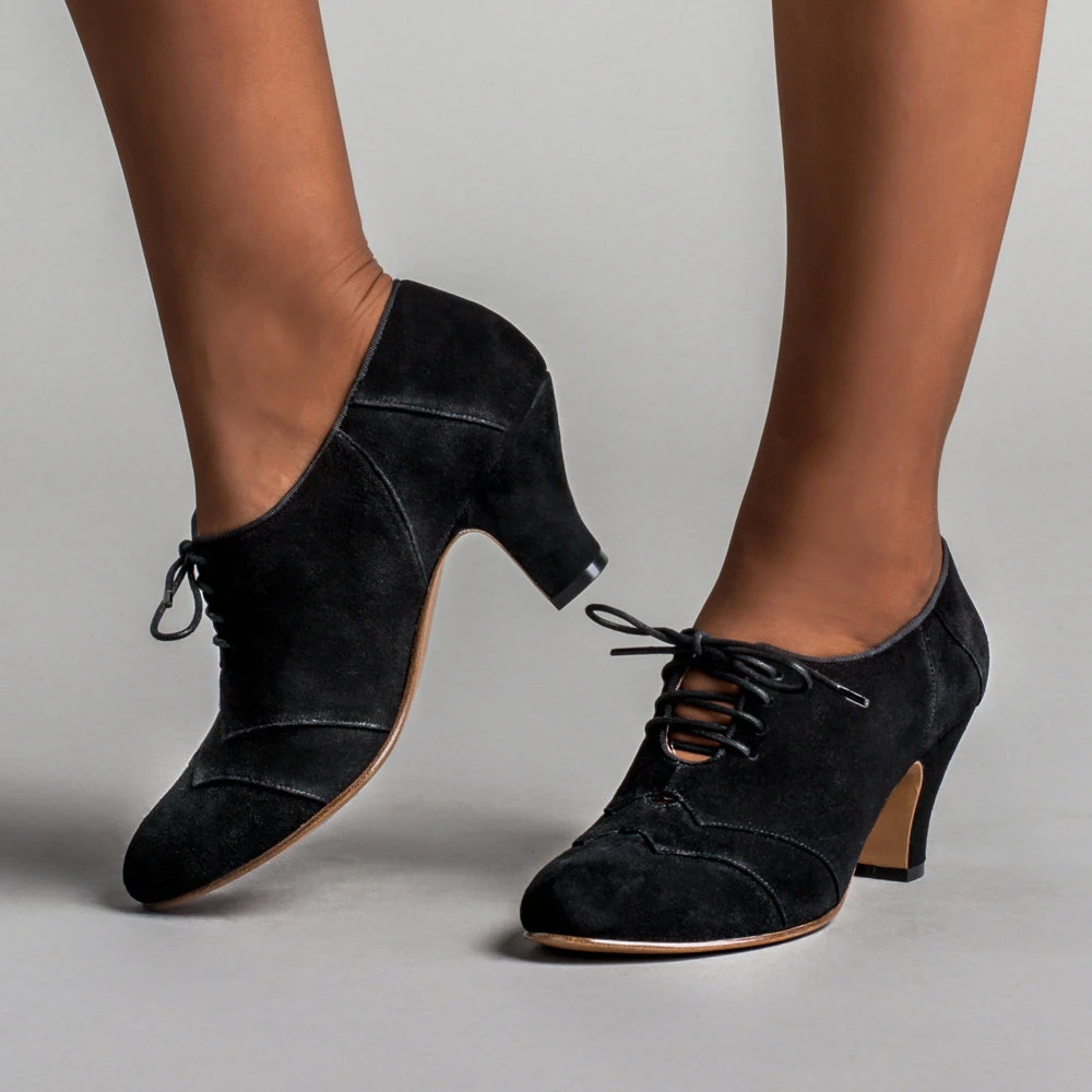 American Duchess Karolina Women's Retro Oxfords (Black) 3 American Duchess Karolina Women's Retro Oxfords (Black)