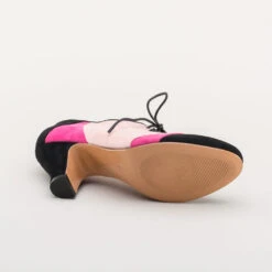 American Duchess Karolina Women's Retro Oxfords (Pink/Black) -StrideOne Store karolina vintage oxfords black pink w 10