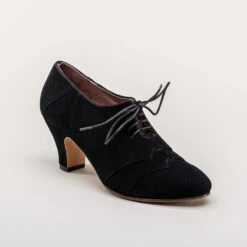 American Duchess Karolina Women's Retro Oxfords (Black) 20 American Duchess Karolina Women's Retro Oxfords (Black) -StrideOne Store karolina vintage oxfords black w 2