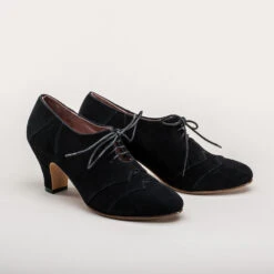 American Duchess Karolina Women's Retro Oxfords (Black) 19 American Duchess Karolina Women's Retro Oxfords (Black) -StrideOne Store karolina vintage oxfords black w