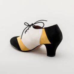 American Duchess Karolina Women's Retro Oxfords (Black/Yellow/Ivory) 25 American Duchess Karolina Women's Retro Oxfords (Black/Yellow/Ivory) -StrideOne Store karolina vintage oxfords black yellow ivory 6