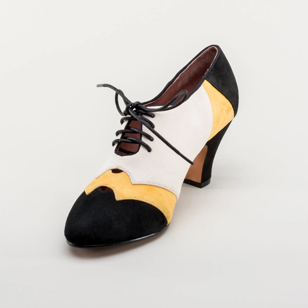 American Duchess Karolina Women's Retro Oxfords (Black/Yellow/Ivory) 13 American Duchess Karolina Women's Retro Oxfords (Black/Yellow/Ivory) - Image 11
