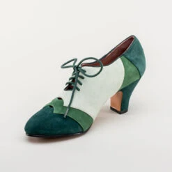 American Duchess Karolina Women's Retro Oxfords (Green) -StrideOne Store karolina vintage oxfords green 8