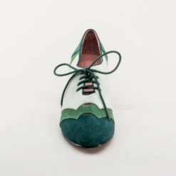 American Duchess Karolina Women's Retro Oxfords (Green) -StrideOne Store karolina vintage oxfords green 9