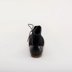 American Duchess Keckley Women's Victorian Side-Lace Boots (Black/Black) -StrideOne Store keckley victorian side lace boots black 4