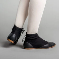 American Duchess Keckley Women's Victorian Side-Lace Boots (Black/Black) -StrideOne Store keckley victorian side lace boots black OF 4