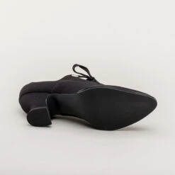 American Duchess Kedwardian Women's Sporting Oxfords (Black) -StrideOne Store kedwardian vintage tennis shoes black 10