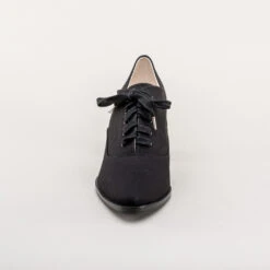 American Duchess Kedwardian Women's Sporting Oxfords (Black) -StrideOne Store kedwardian vintage tennis shoes black 9