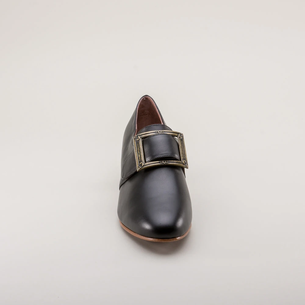 American Duchess Kensington Women's 18th Century Shoes Wide (Black) 13 American Duchess Kensington Women's 18th Century Shoes Wide (Black) - Image 11