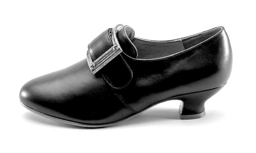 American Duchess Kensington Women's 18th Century Leather Shoes (Black) 15 American Duchess Kensington Women's 18th Century Leather Shoes (Black) - Image 13