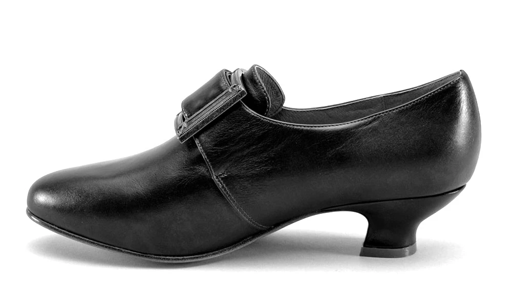 American Duchess Kensington Women's 18th Century Leather Shoes (Forest Green) 20 American Duchess Kensington Women's 18th Century Leather Shoes (Forest Green) - Image 18