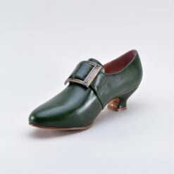 American Duchess Kensington Women's 18th Century Leather Shoes (Forest Green) 35 American Duchess Kensington Women's 18th Century Leather Shoes (Forest Green) -StrideOne Store kensington green 2023 shopify 17