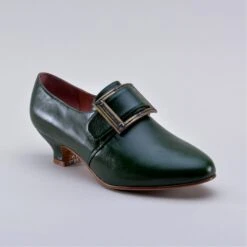 American Duchess Kensington Women's 18th Century Leather Shoes (Forest Green) 25 American Duchess Kensington Women's 18th Century Leather Shoes (Forest Green) -StrideOne Store kensington green 2023 shopify 5