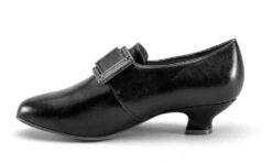 American Duchess Kensington Women's 18th Century Leather Shoes (Bordeaux) -StrideOne Store kensington oxblood 2023 label no display