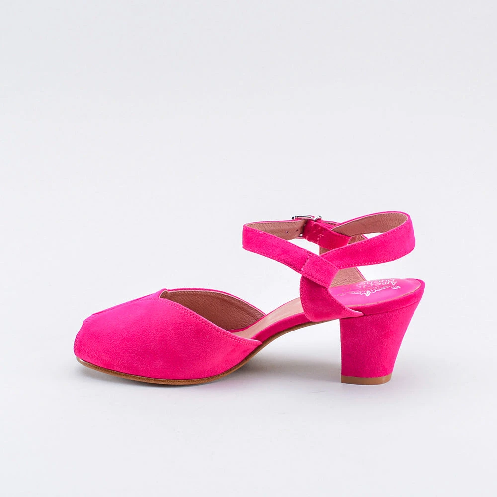 American Duchess Lido Women's Vintage Sandals (Hot Pink) 12 American Duchess Lido Women's Vintage Sandals (Hot Pink) - Image 10