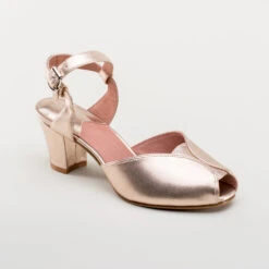 American Duchess Lido Women's Vintage Sandals (Champagne) 21 American Duchess Lido Women's Vintage Sandals (Champagne) -StrideOne Store lido vintage sandals champagne 2