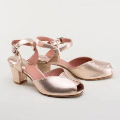 American Duchess Lido Women's Vintage Sandals (Champagne) 20 American Duchess Lido Women's Vintage Sandals (Champagne) -StrideOne Store lido vintage sandals champagne