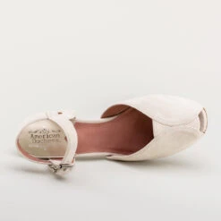 American Duchess Lido Women's Vintage Sandals (Ivory) -StrideOne Store lido vintage sandals ivory 11
