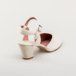 American Duchess Lido Women's Vintage Sandals (Ivory) -StrideOne Store lido vintage sandals ivory 4