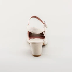 American Duchess Lido Women's Vintage Sandals (Ivory) -StrideOne Store lido vintage sandals ivory 5