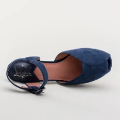 American Duchess Lido Women's Vintage Sandals (Navy) 30 American Duchess Lido Women's Vintage Sandals (Navy) -StrideOne Store lido vintage sandals navy 11