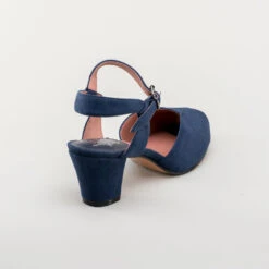 American Duchess Lido Women's Vintage Sandals (Navy) 23 American Duchess Lido Women's Vintage Sandals (Navy) -StrideOne Store lido vintage sandals navy 4