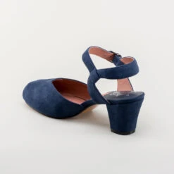 American Duchess Lido Women's Vintage Sandals (Navy) 25 American Duchess Lido Women's Vintage Sandals (Navy) -StrideOne Store lido vintage sandals navy 6