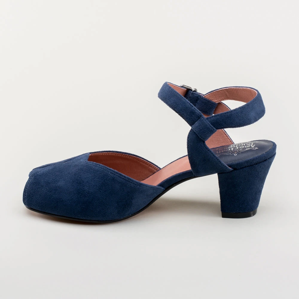 American Duchess Lido Women's Vintage Sandals (Navy) 12 American Duchess Lido Women's Vintage Sandals (Navy) - Image 10