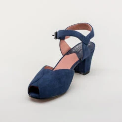 American Duchess Lido Women's Vintage Sandals (Navy) 27 American Duchess Lido Women's Vintage Sandals (Navy) -StrideOne Store lido vintage sandals navy 8