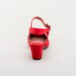 American Duchess Lido Women's Vintage Sandals (Red) 24 American Duchess Lido Women's Vintage Sandals (Red) -StrideOne Store lido vintage sandals red 5