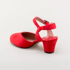 American Duchess Lido Women's Vintage Sandals (Red) 25 American Duchess Lido Women's Vintage Sandals (Red) -StrideOne Store lido vintage sandals red 6