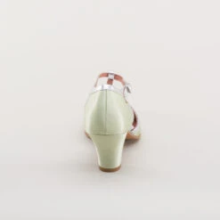 American Duchess Lilith Women's Vintage Flapper T-Straps Wide (Green/Silver) 24 American Duchess Lilith Women's Vintage Flapper T-Straps Wide (Green/Silver) -StrideOne Store lilith 1920s flapper shoes silver green 5 49cb429b 0519 4f98 84d1 944884c61fce