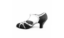 American Duchess Lilith Women's Vintage Flapper T-Straps (Burgundy/Gold) 31 American Duchess Lilith Women's Vintage Flapper T-Straps (Burgundy/Gold) -StrideOne Store lilith gold burgundy black label no display