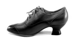 American Duchess Londoner Women's Edwardian Oxfords Wide (Brown) -StrideOne Store londoner brown label no display