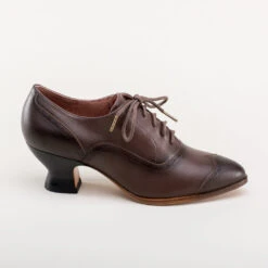 American Duchess Londoner Women's Edwardian Oxfords Wide (Brown) -StrideOne Store londoner edwardian oxfords brown w 3 f91923a1 17cb 4848 bcde 2012d713f806