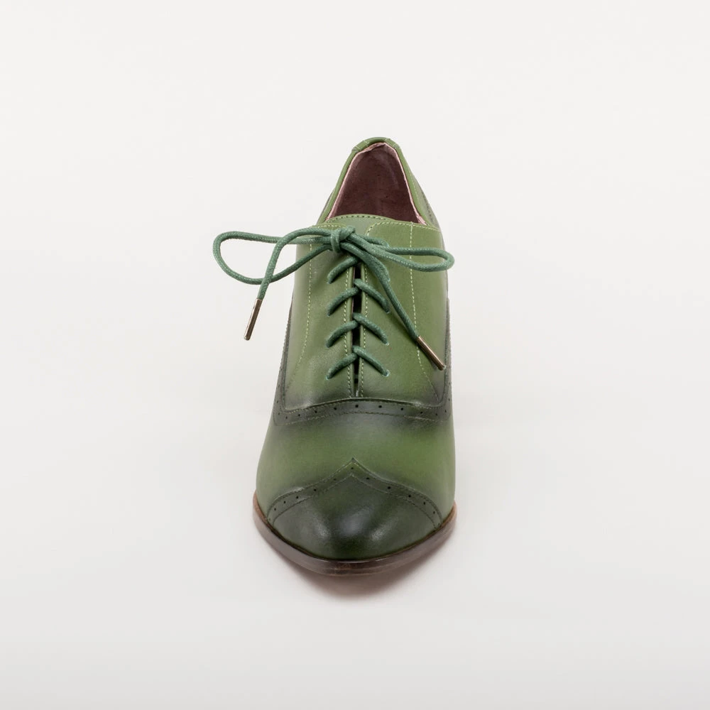 American Duchess Londoner Women's Edwardian Oxfords (Green) 13 American Duchess Londoner Women's Edwardian Oxfords (Green) - Image 11