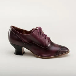 American Duchess Londoner Women's Edwardian Oxfords (Cherry) 19 American Duchess Londoner Women's Edwardian Oxfords (Cherry) -StrideOne Store londoner edwardian shoes cherry 20 w 3